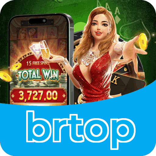 Fluxo de download do app brtop — referência visual